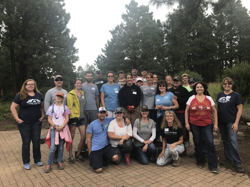 Amazing volunteers get Camp Colton ready for the 2017 fall season